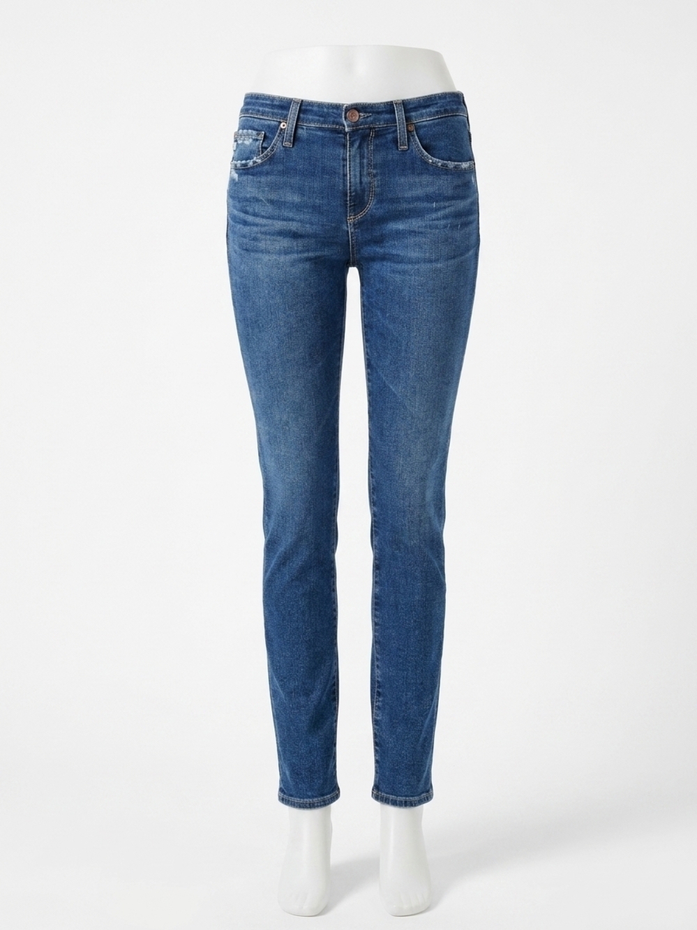 NEW AG JEANS prima cigarette leg in blue